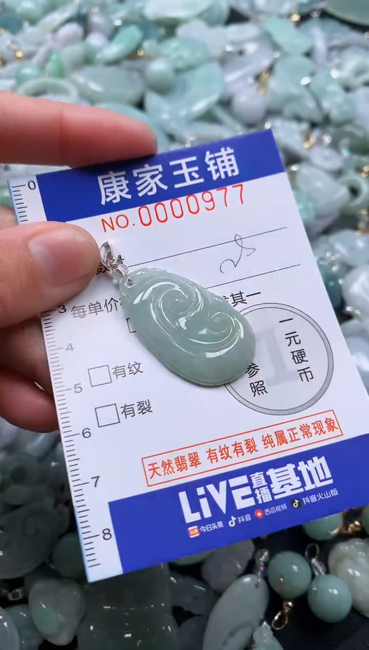 颈饰未镶嵌翡翠977