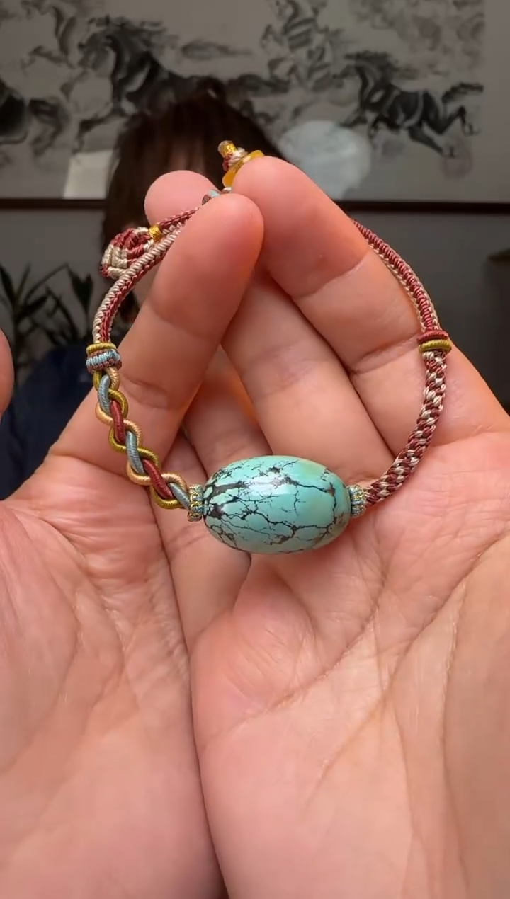 【闪购商品】绿松石手绳未镶嵌时尚百搭A1259