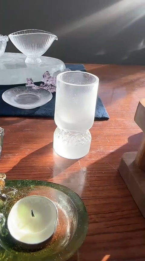 【闪购商品】茶盏琉璃高脚小杯子