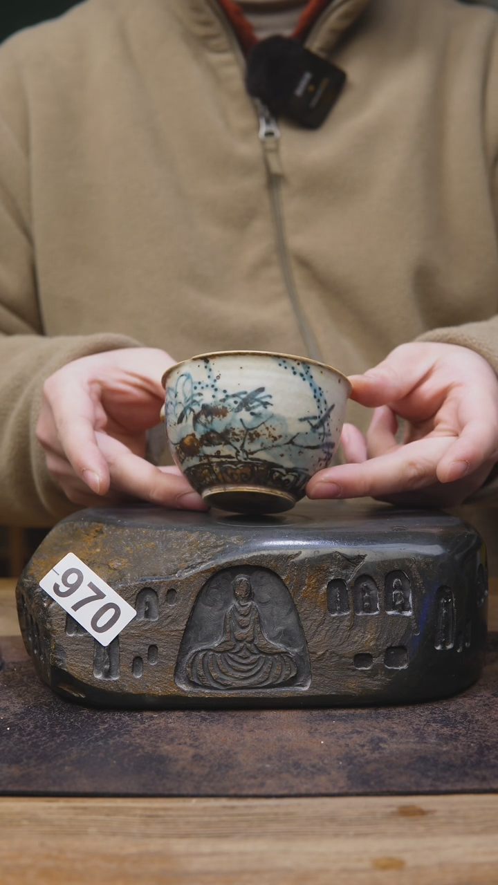 【闪购商品】硕子老师手绘青花970