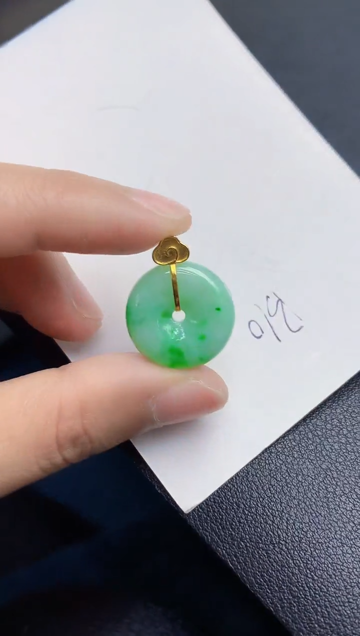 【闪购商品】翡翠颈饰18K金镶嵌000000000