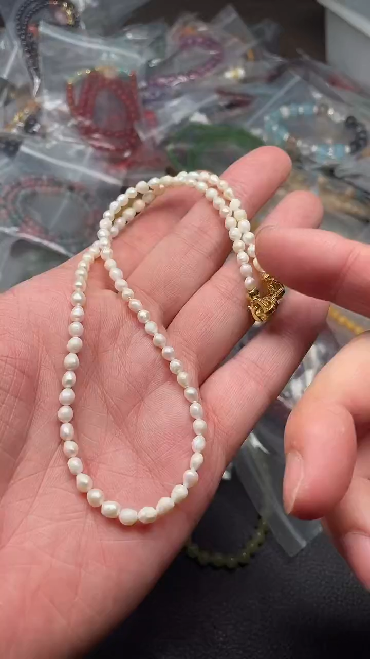 淡水珍珠未镶嵌颈饰多样性发货拍一发一