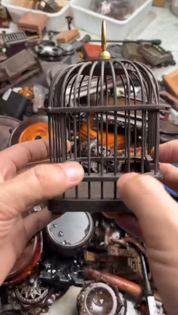 木10紫光檀蝈蝈笼