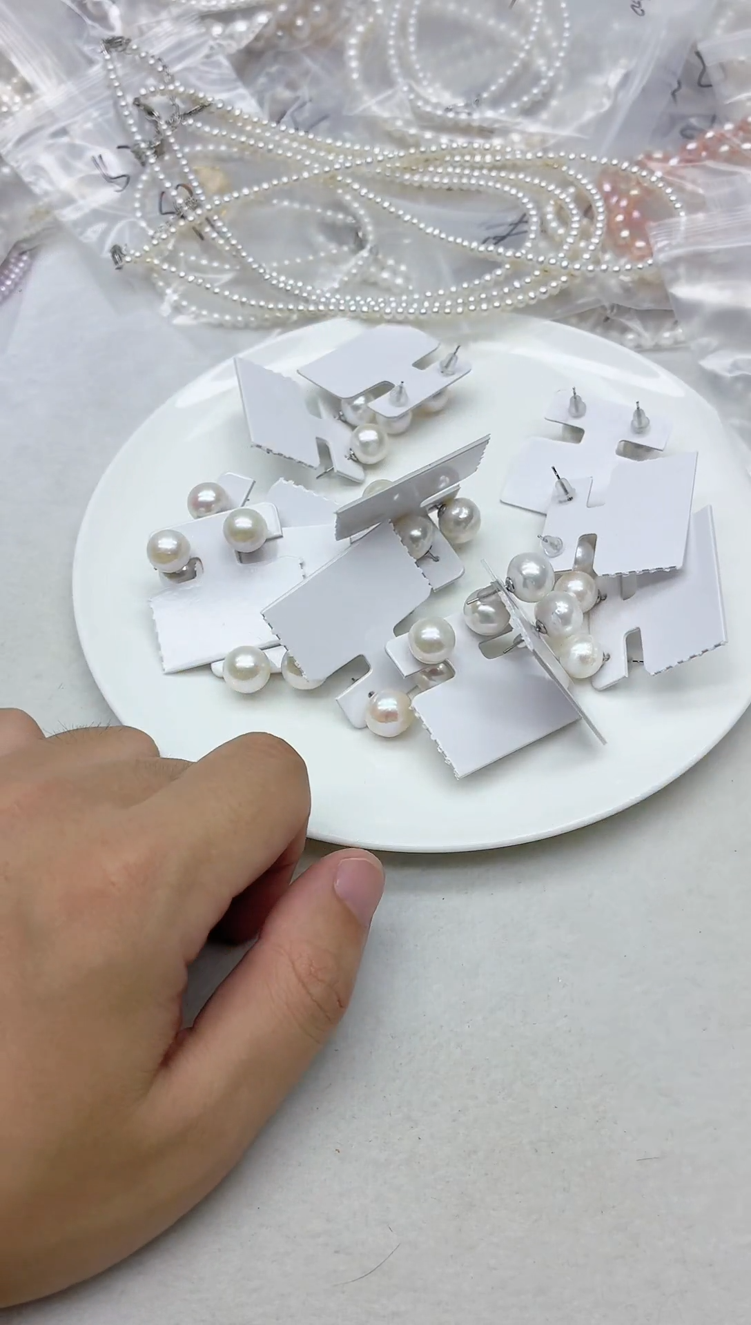 淡水珍珠未镶嵌项链B1