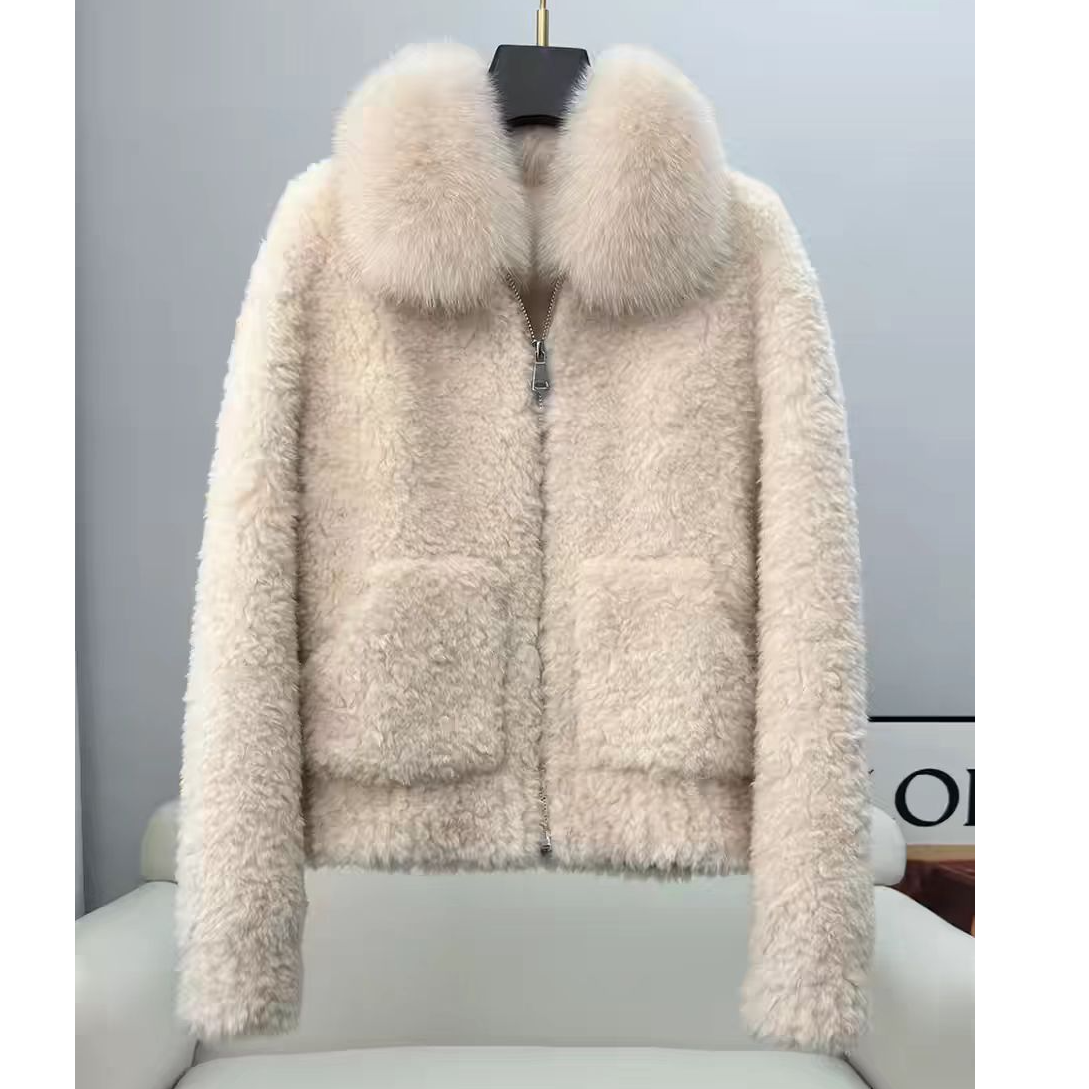 （51-60）重工高级毛毛厚外套女秋冬装高级感气质长袖上衣