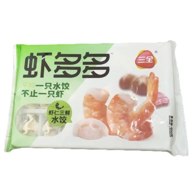 三全 虾仁三鲜水饺 400g/袋