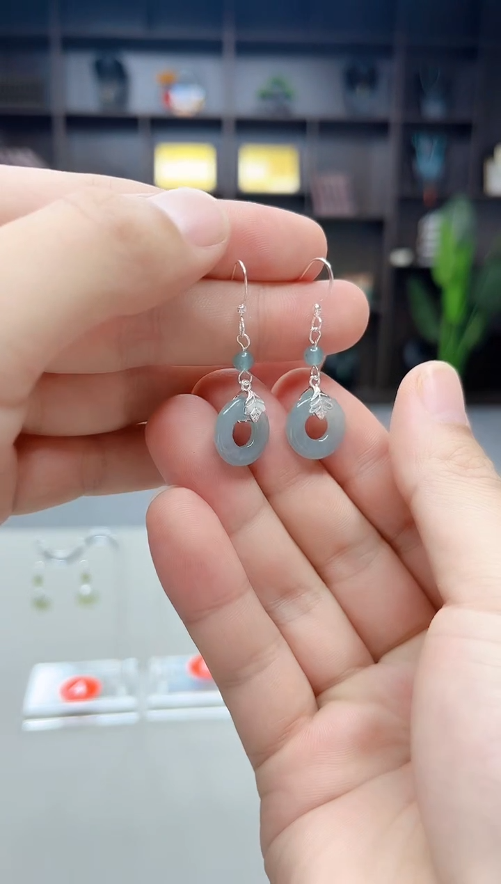 未镶嵌翡翠耳饰X34