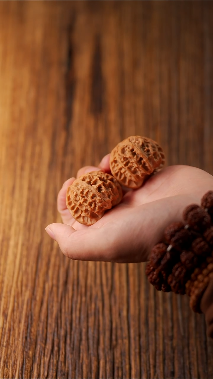 把件文玩核桃43mm 苹果园