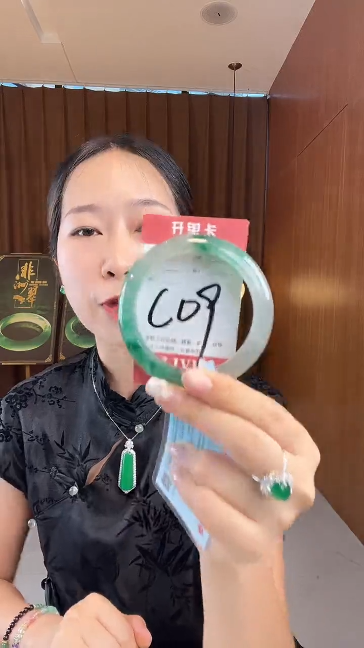 未镶嵌手镯石英质玉非洲翠6061
