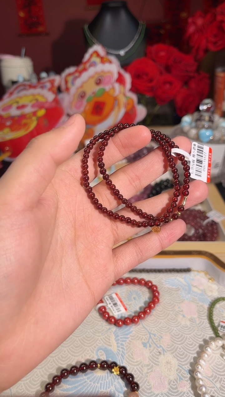 【闪购商品】石榴石手链未镶嵌Q850多样性发货一件