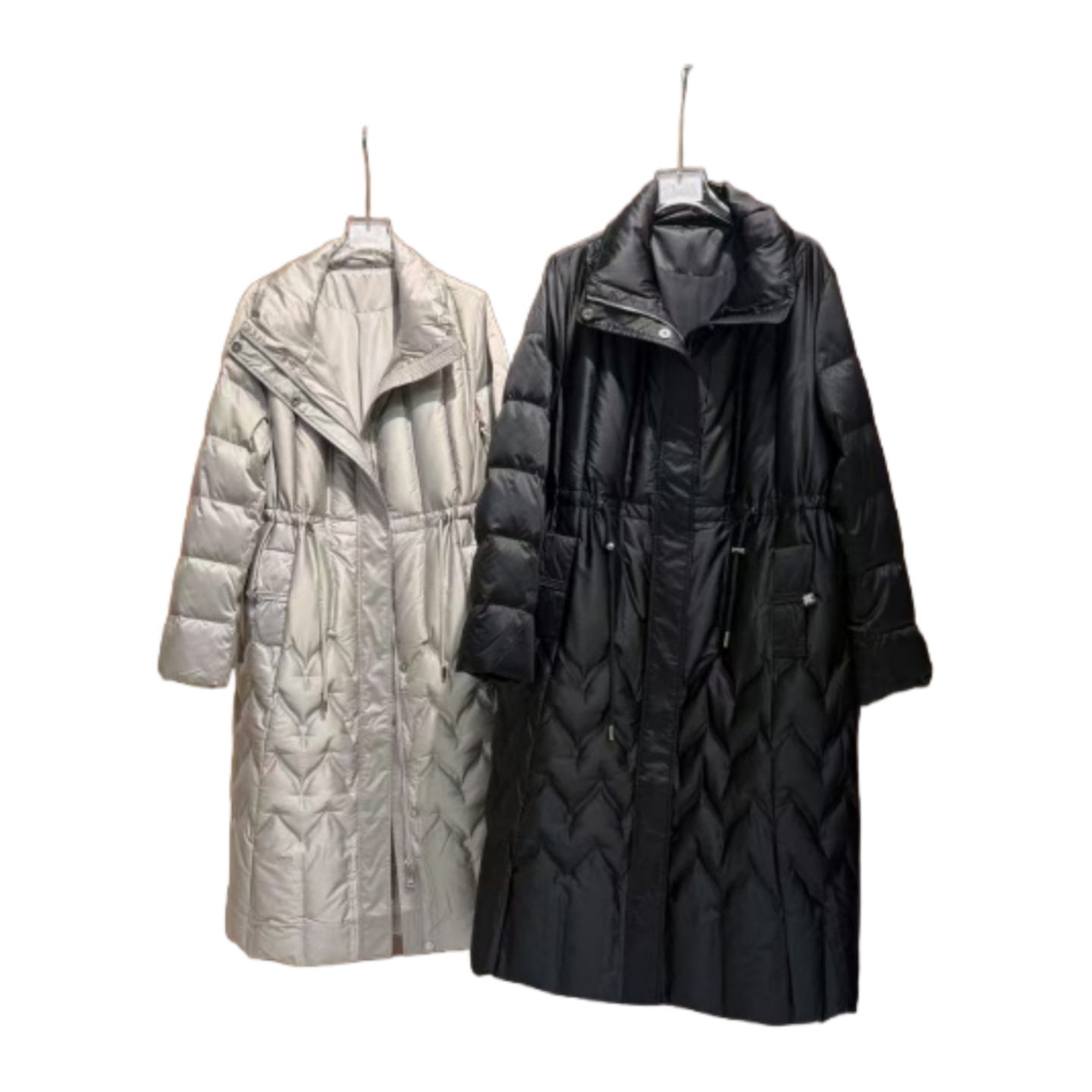 RX 9401冬季新款收腰立领羽绒服