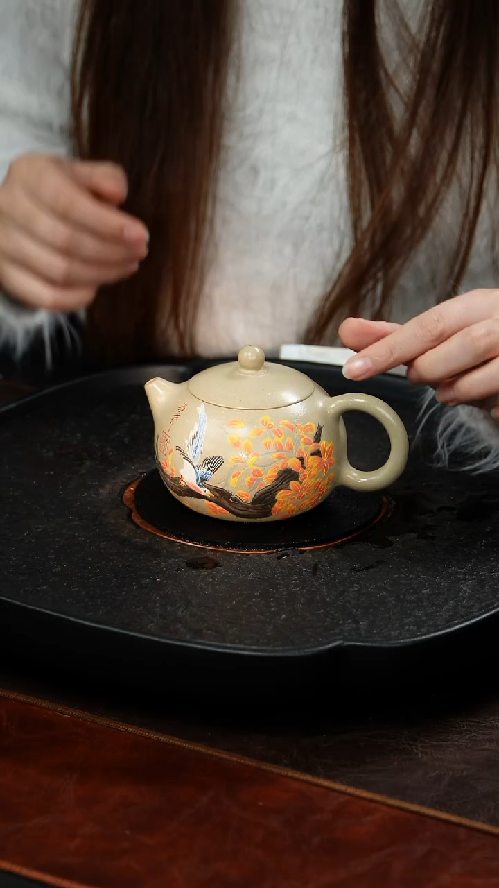 茶壶紫砂邵映华 西施103 白泥 230毫升 谢稚柳陈佩秋 景舟 配对杯