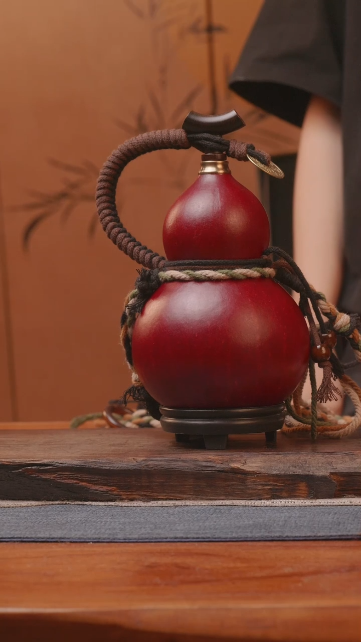 1419号精品大漆葫芦防腐防渗装水茶酒