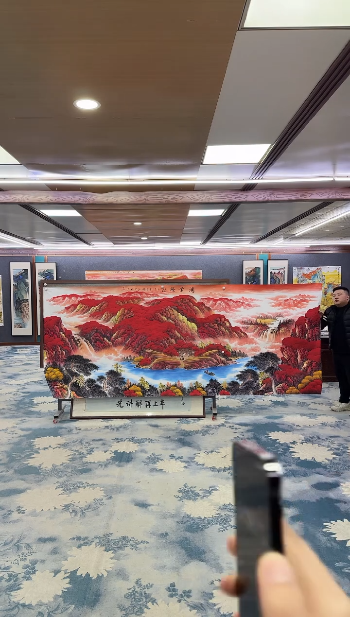 国画阿*W-刘雪红-大丈二-山水国画