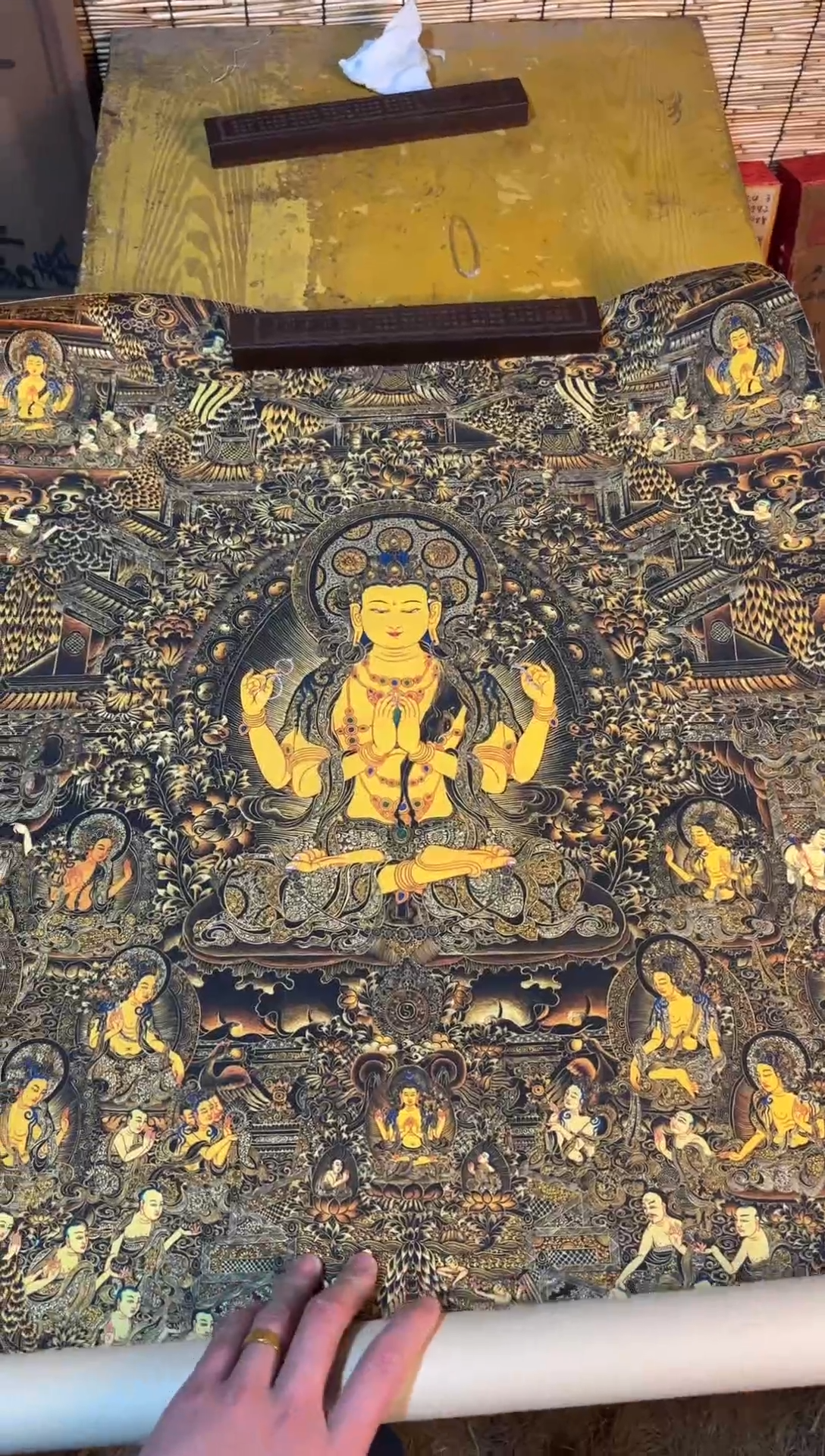 卷轴画精品唐卡===藏藏--110