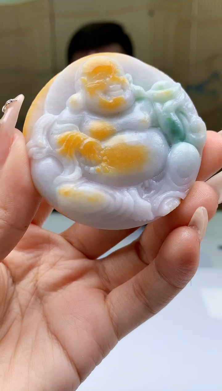 【闪购商品】定制翡翠未镶嵌5152ty-毛货挂件51