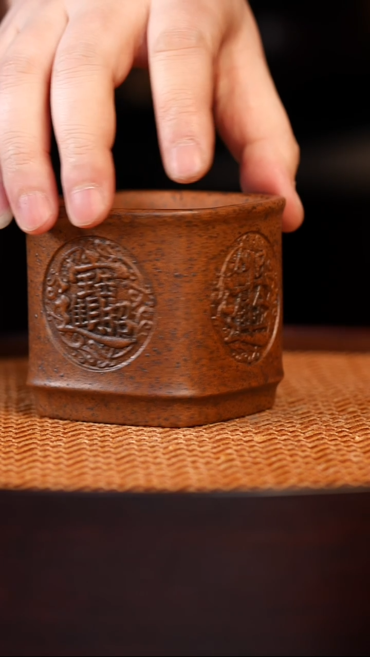 茶杯紫砂宜兴全手工原矿紫砂杯