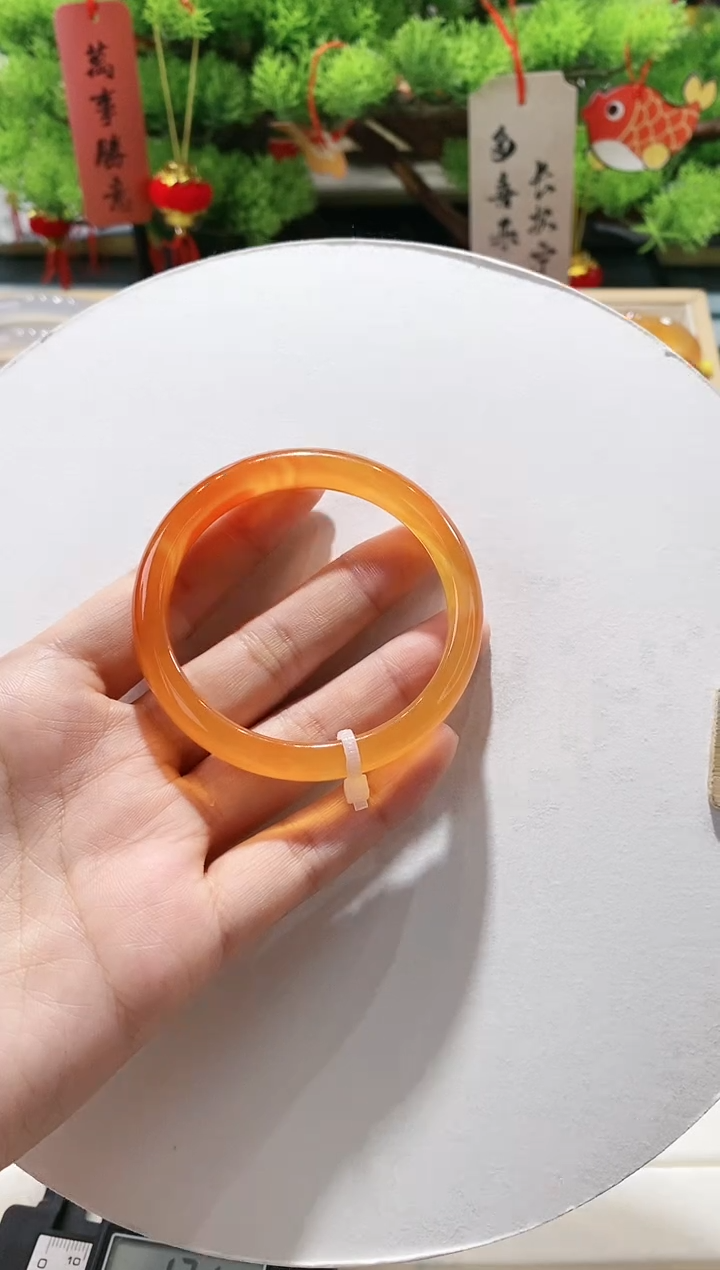 【闪购商品】玛瑙/玉髓手镯未镶嵌72-54.5