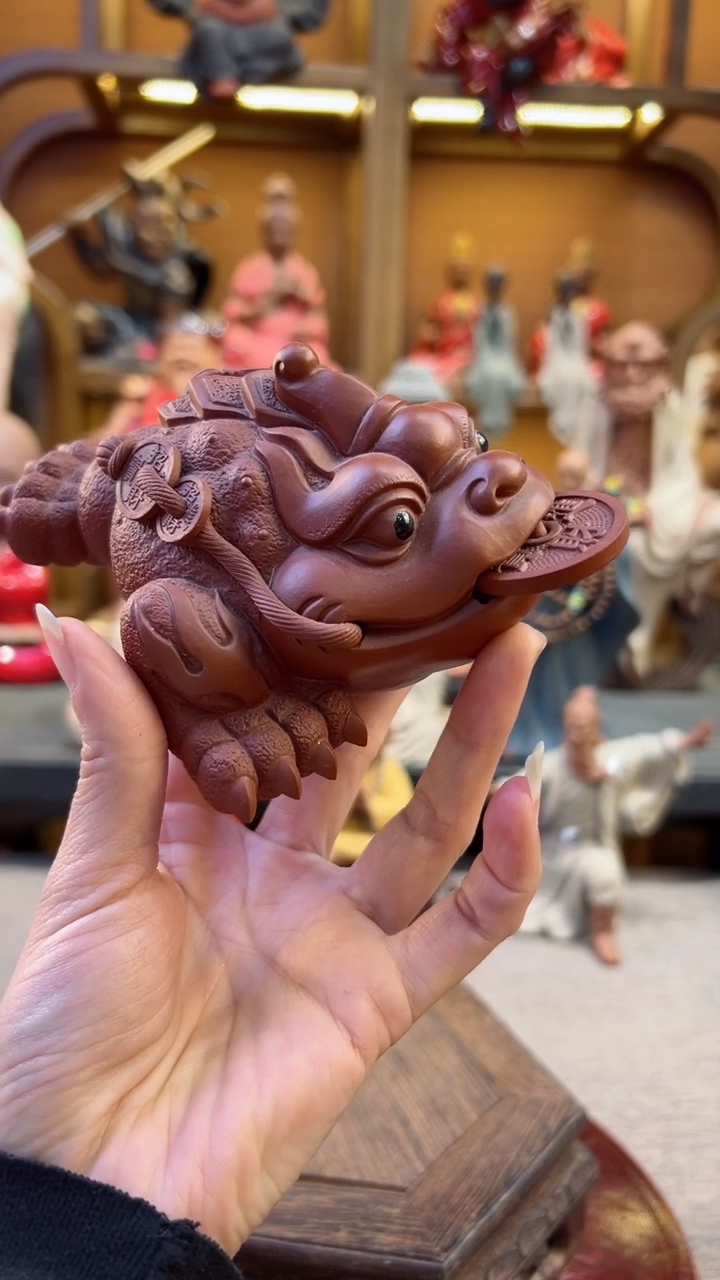 【闪购商品】紫砂茶宠器闵茶宠摆件