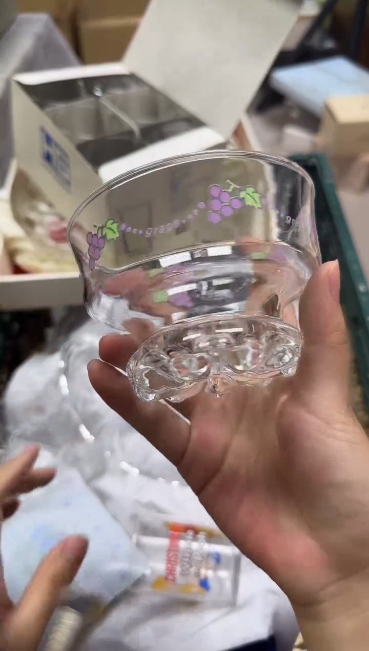 手工艺品玻璃桃*夭055