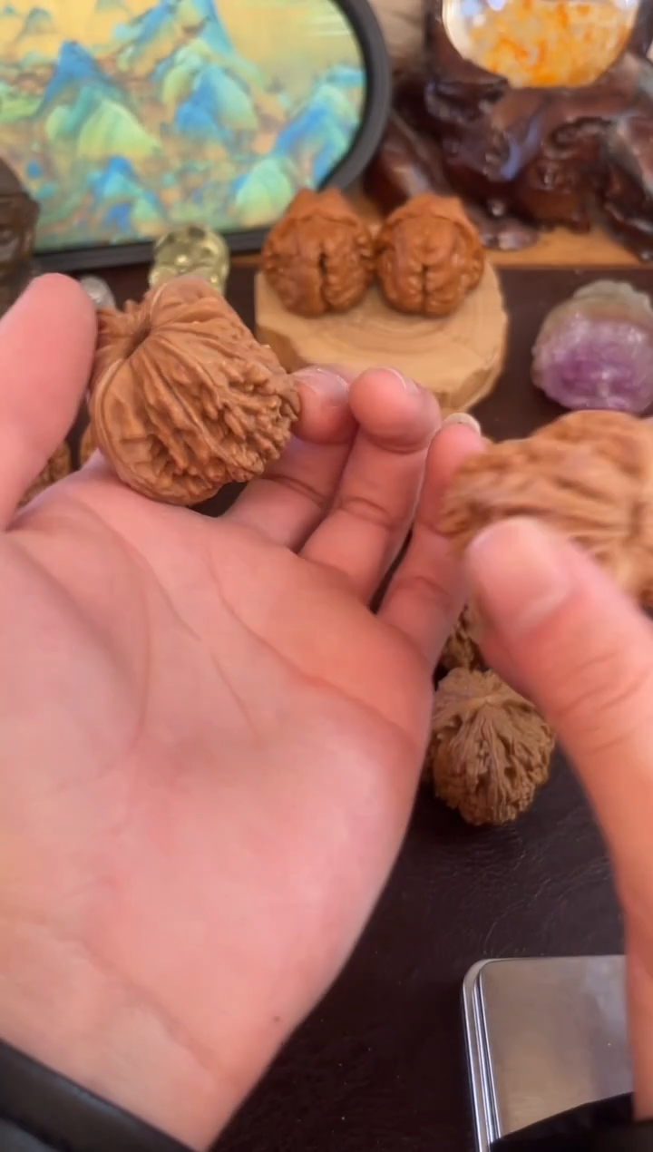 把件文玩核桃42四座楼