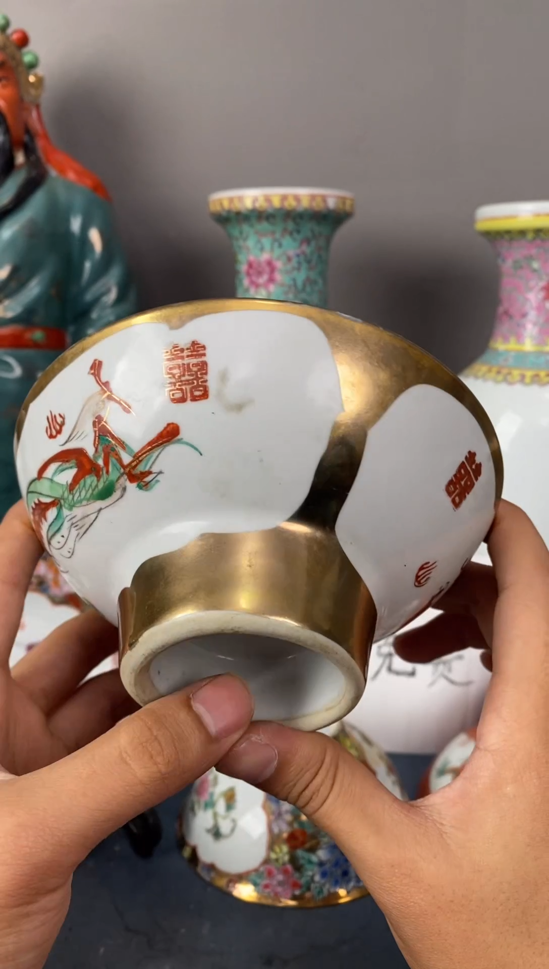 摆件陶567老厂瓷微瑕慎拍（已开价）