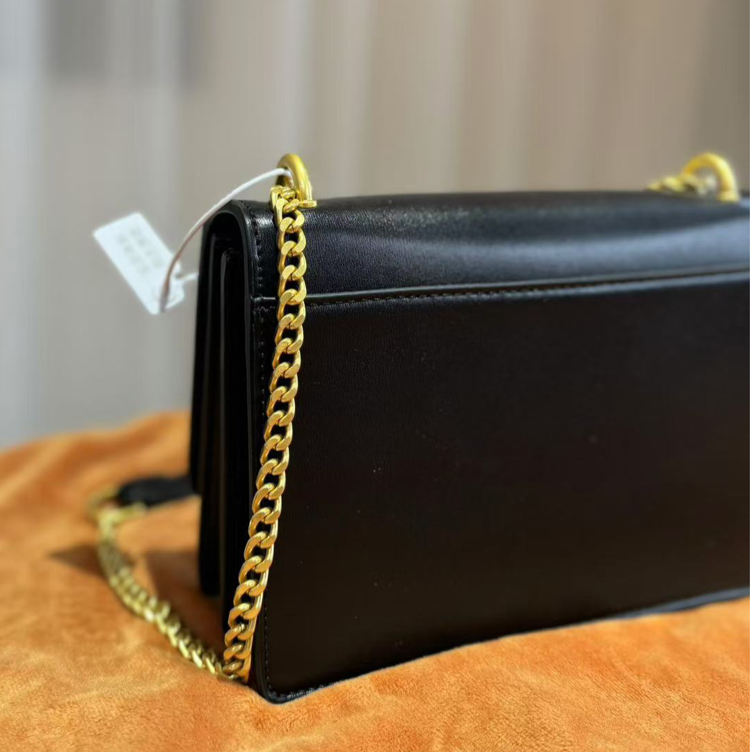 HIRMRIS手工真皮包550622-黑  内外盖阳  风