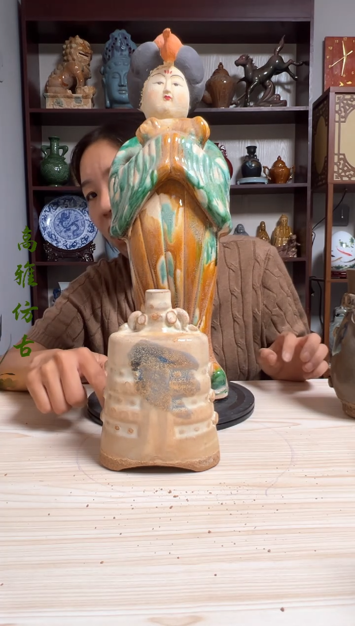 复古高雅仿古瓷器摆件