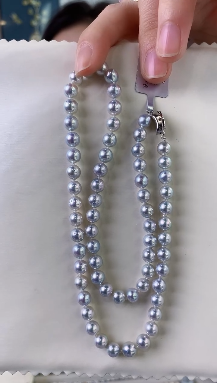 【闪购商品】海水珍珠项链未镶嵌6-6.5真多麻项链