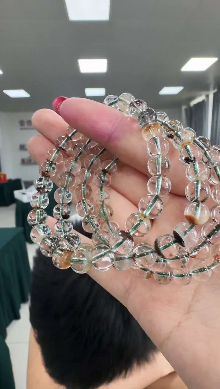 水晶手链未镶嵌XL2665 约7mm 多样性发一件