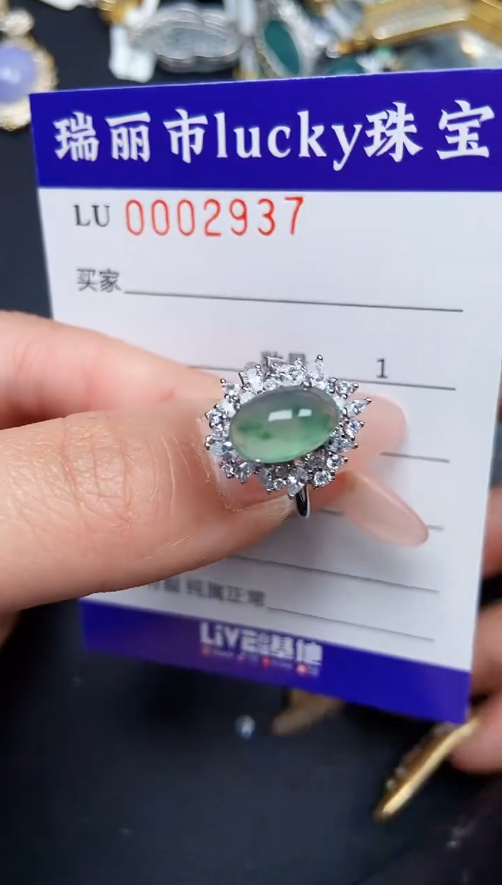 【闪购商品】翡翠颈饰银S925镶嵌2937