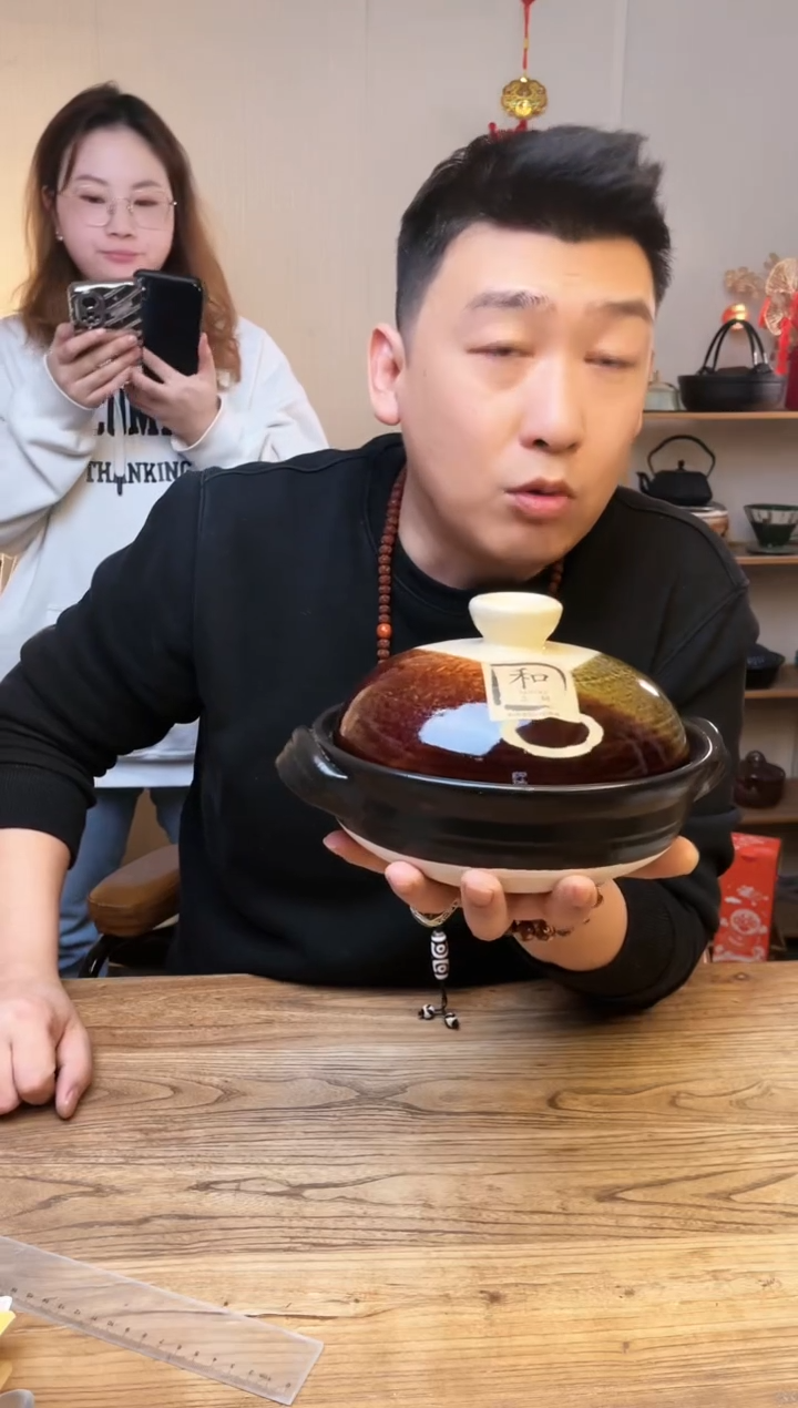 【闪购商品】瓷片唐三彩6号土锅 1L 单人食土锅