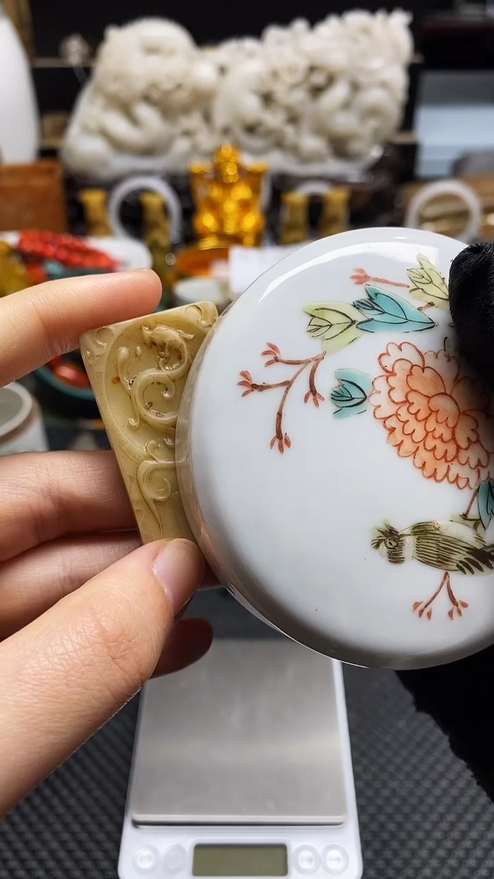 【闪购商品】瓷片瓷器瓷片摆件 1个