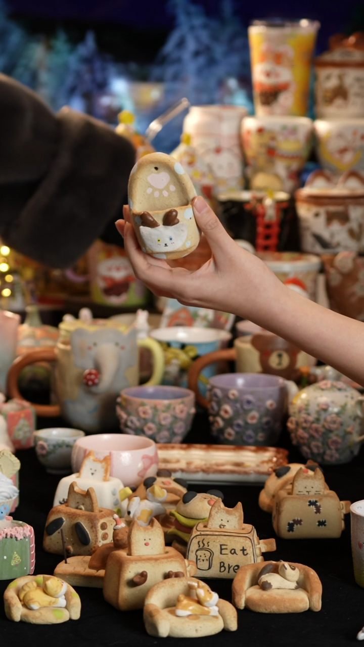 其他陶景德镇釉下彩手绘设计师款陶瓷