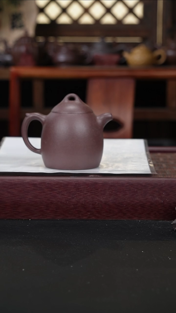 茶壶紫砂xj底槽青 秦权1