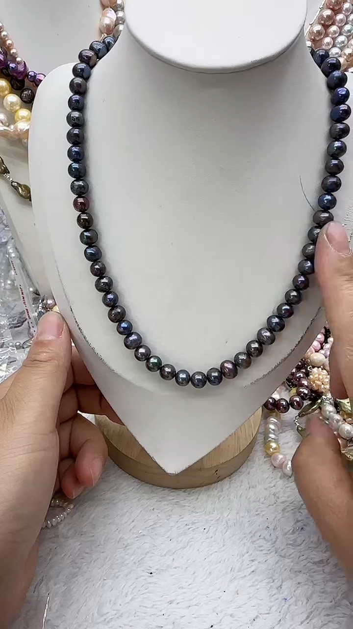 淡水珍珠未镶嵌项链7