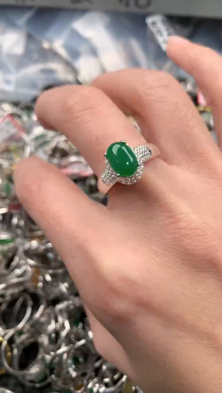 未镶嵌戒指翡翠555    8