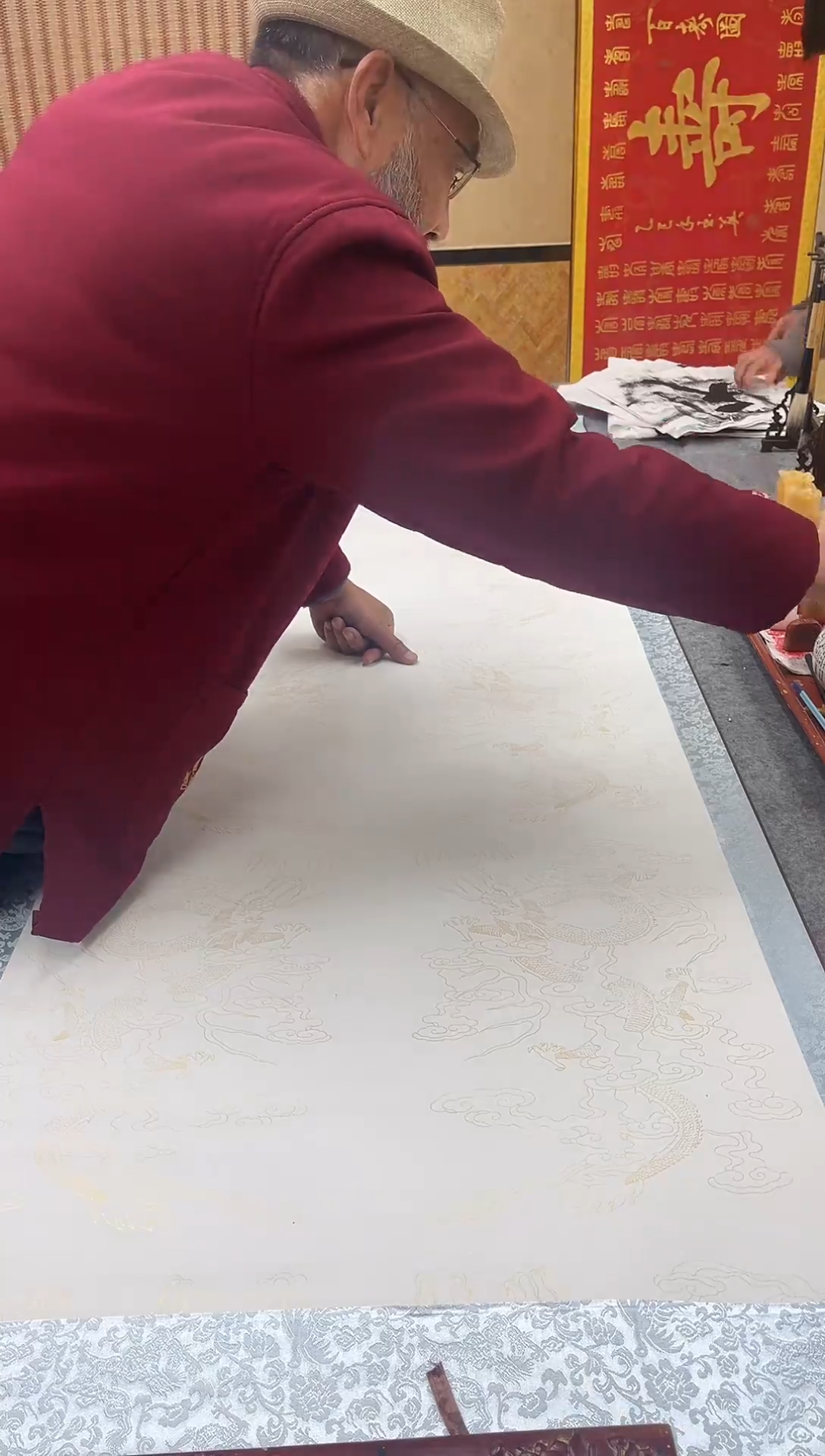 书法孔德鸿 笑迎天下客