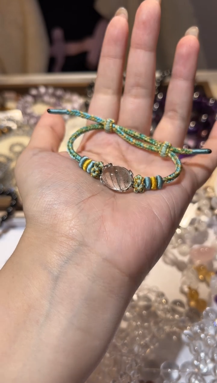 【闪购商品】水晶手链未镶嵌绿幽灵手串