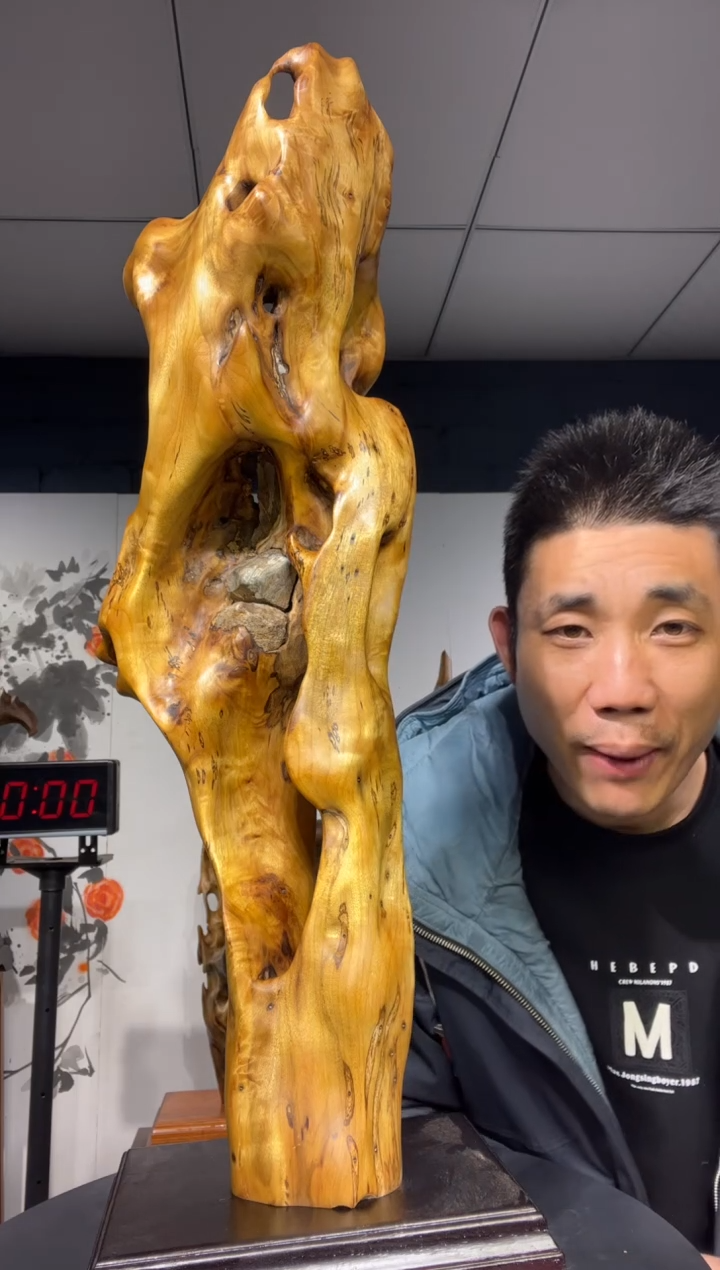 【闪购商品】金丝楠木雕金丝楠木工艺品摆件