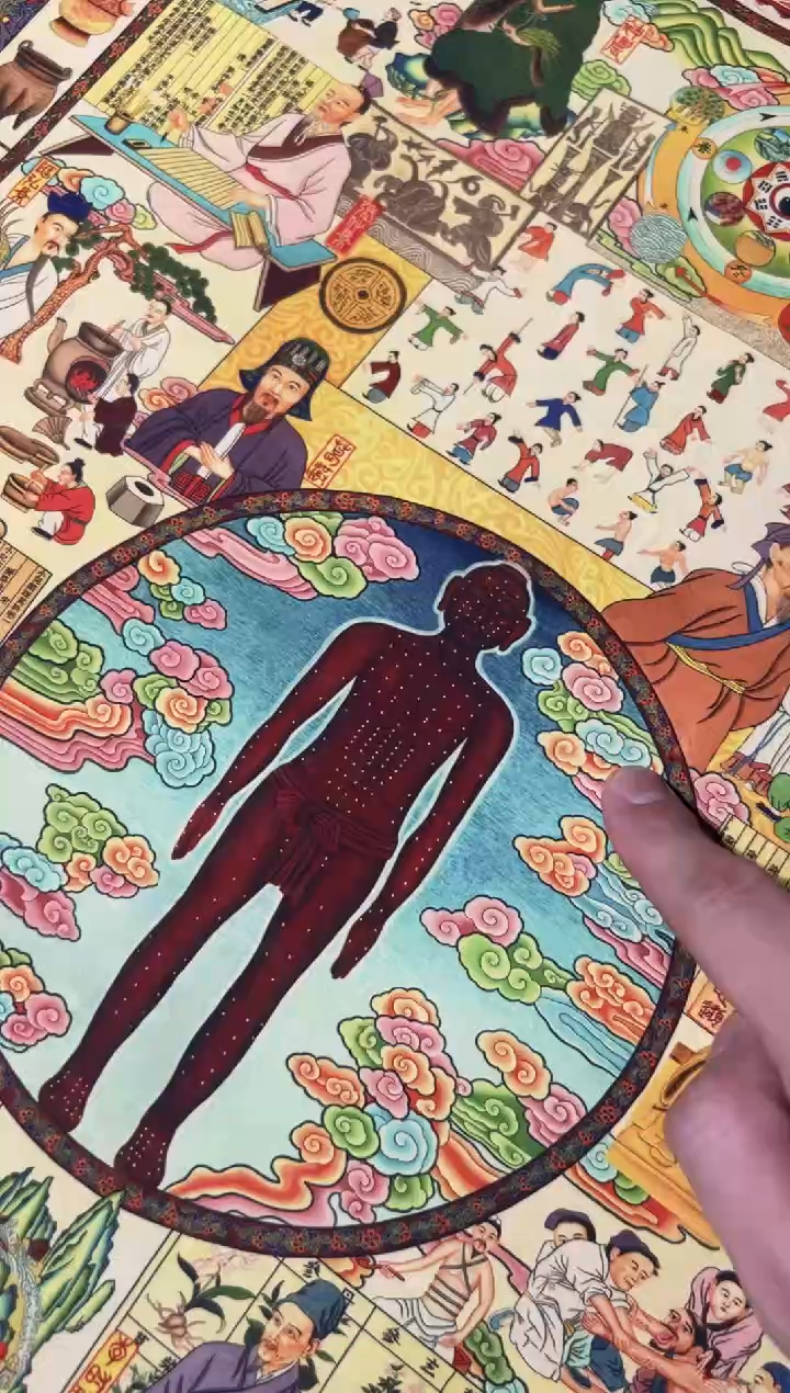 卷轴画老*子卷轴画奥奥的唐卡