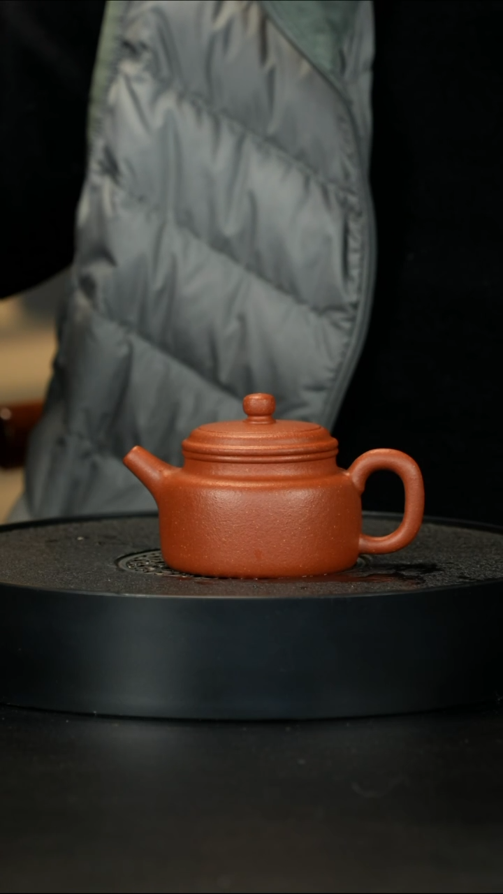 【闪购商品】紫砂茶壶精挑手磨纯红降坡德中大漏