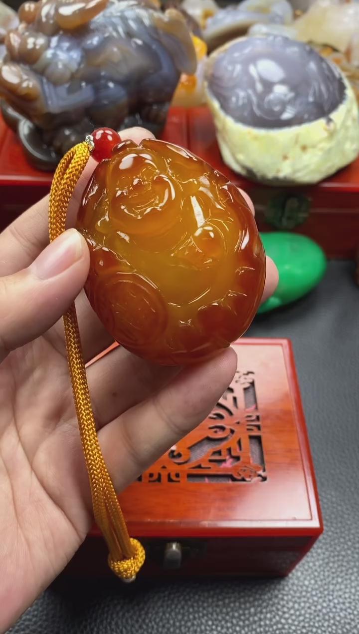 未镶嵌手把玛瑙/玉髓老*00