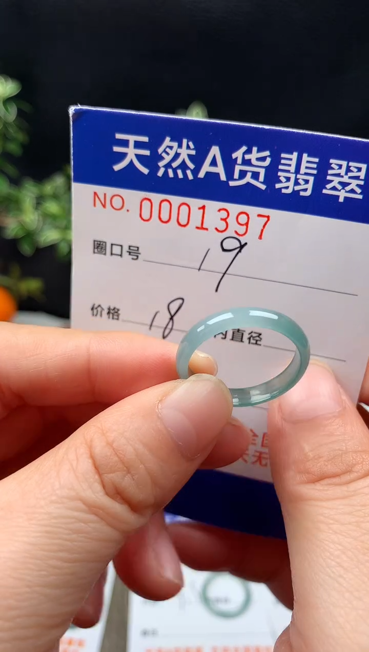 未镶嵌戒指翡翠19#