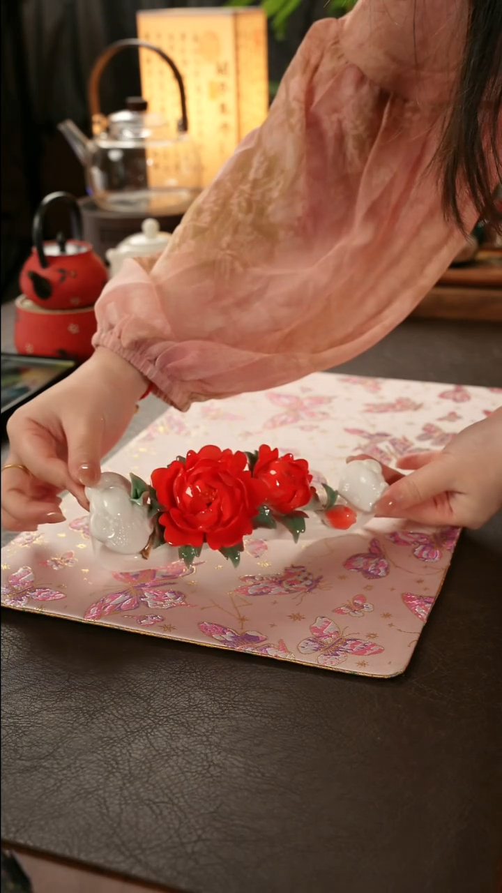 青云茶斋陶瓷茶具玉如意