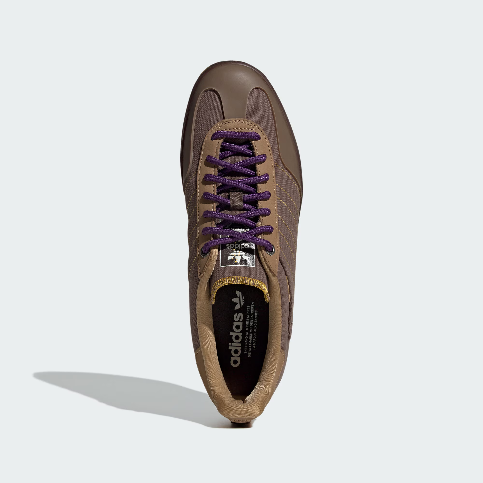 Adidas三叶草经典运动板鞋德训鞋「T头鞋」JQ8725