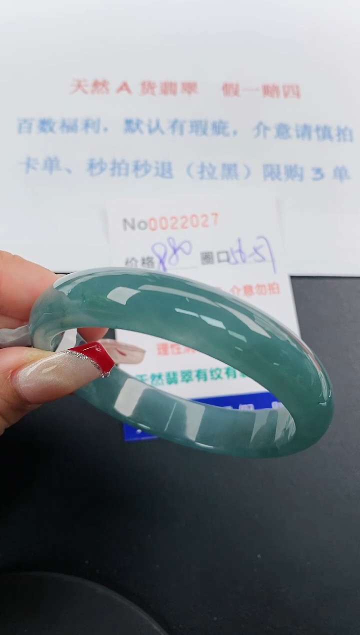 【闪购商品】翡翠手镯未镶嵌天然A货翡翠未镶嵌0022027