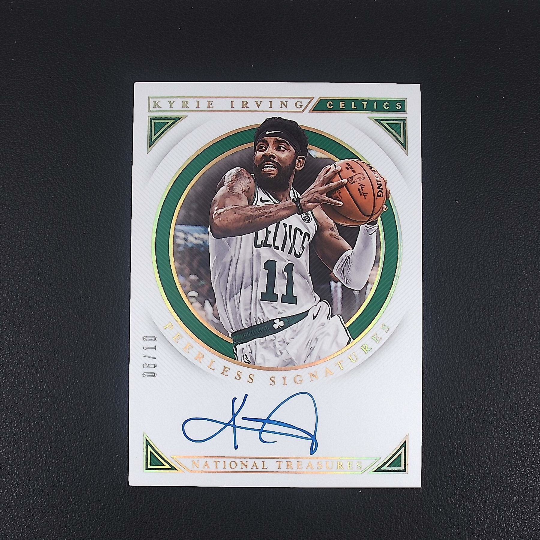 凯里欧文 10编 国宝 帕尼尼NBA国宝手提签字球星卡