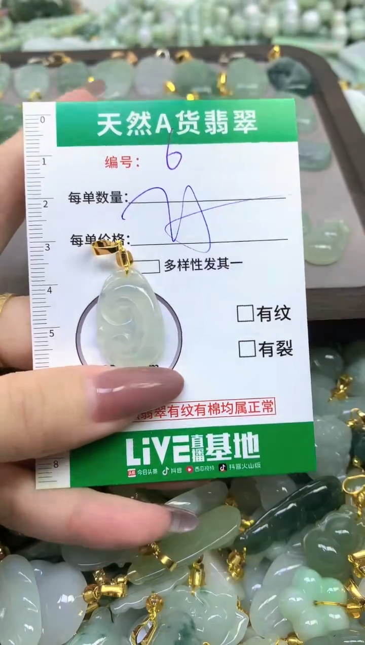 颈饰未镶嵌翡翠纯天然缅甸A货翡翠