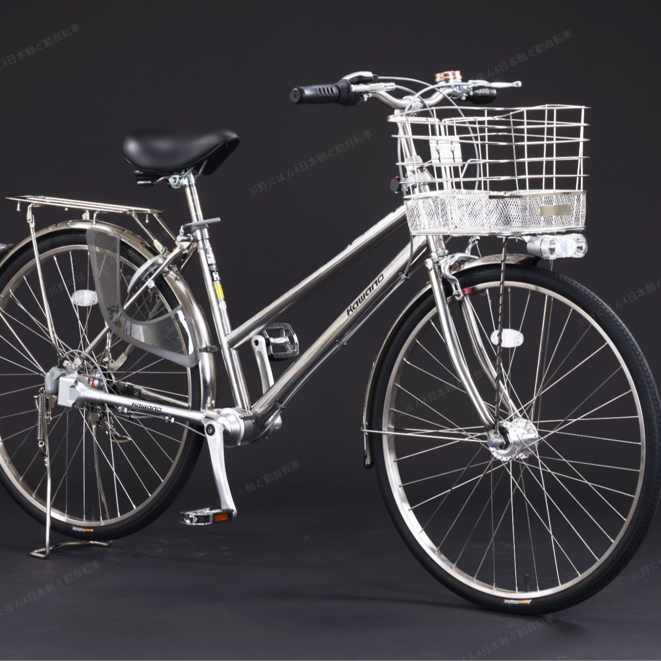 日本轴传动【第十代不锈钢双斜】通勤车传动轴单车省力无链条男女款